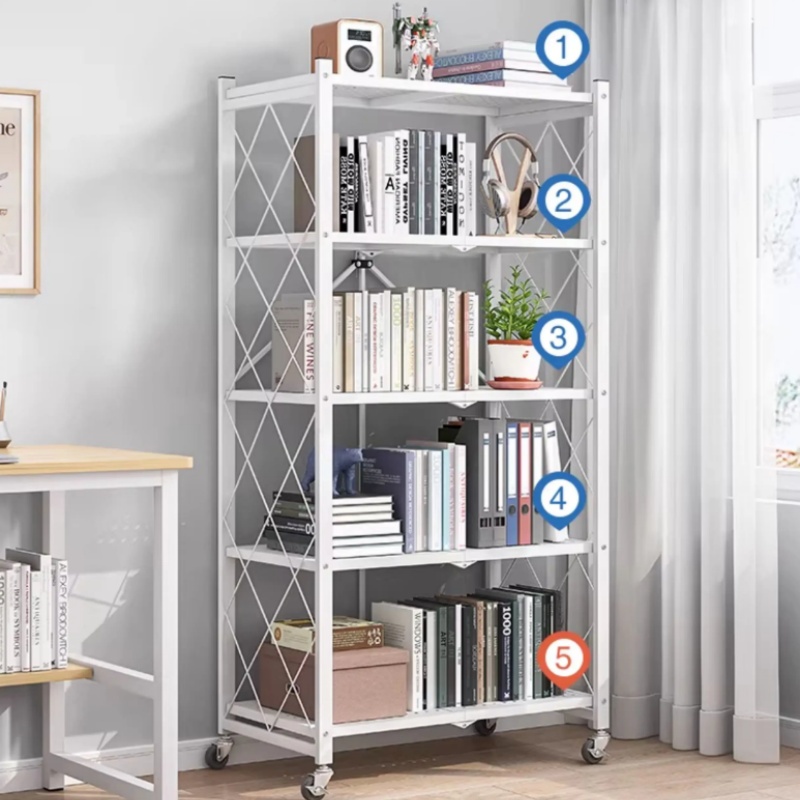 5-Tier Steel Storage Rack, Shelving Unit with X Side Frames 14 3